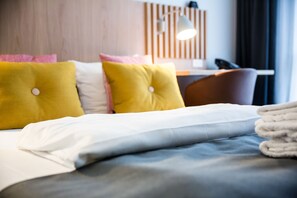 Standard Double Room | Premium bedding, desk, blackout drapes, cribs/infant beds - Comwell Holte (Holte)