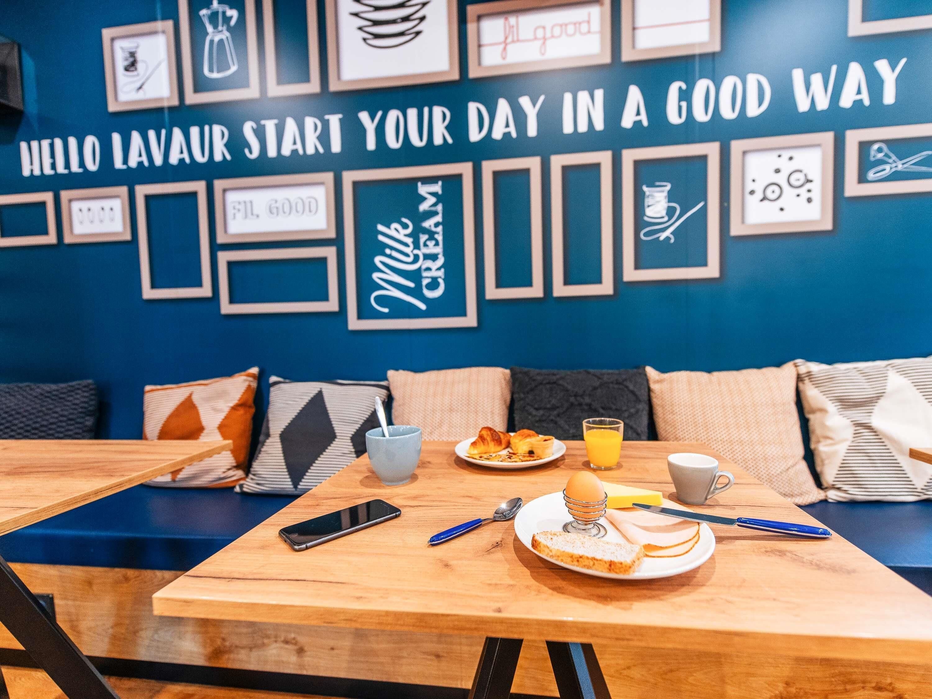 Daily buffet breakfast (EUR 11 per person)