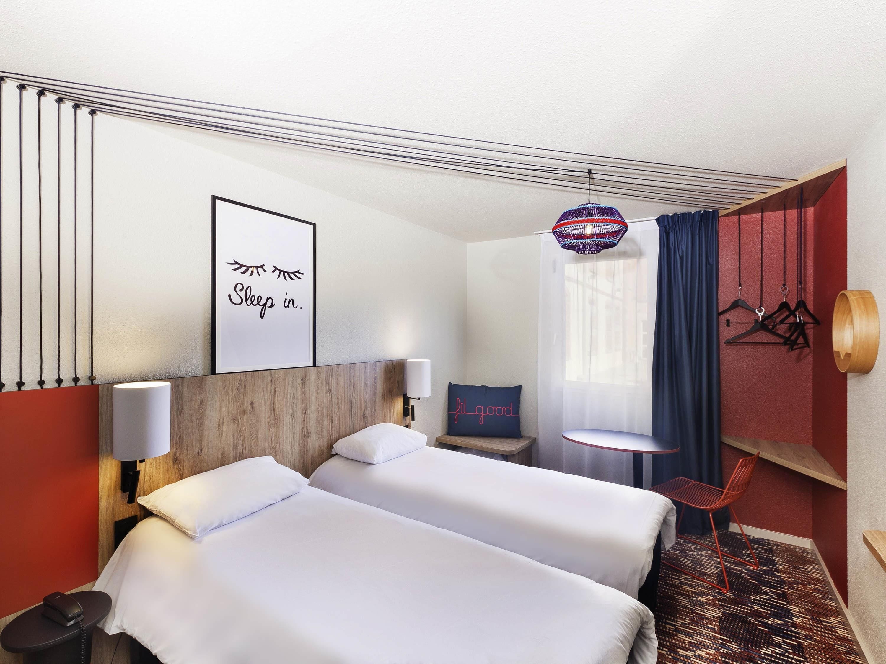 Standard Room, 2 Single Beds | Premium bedding, pillow-top beds, blackout curtains, iron/ironing board