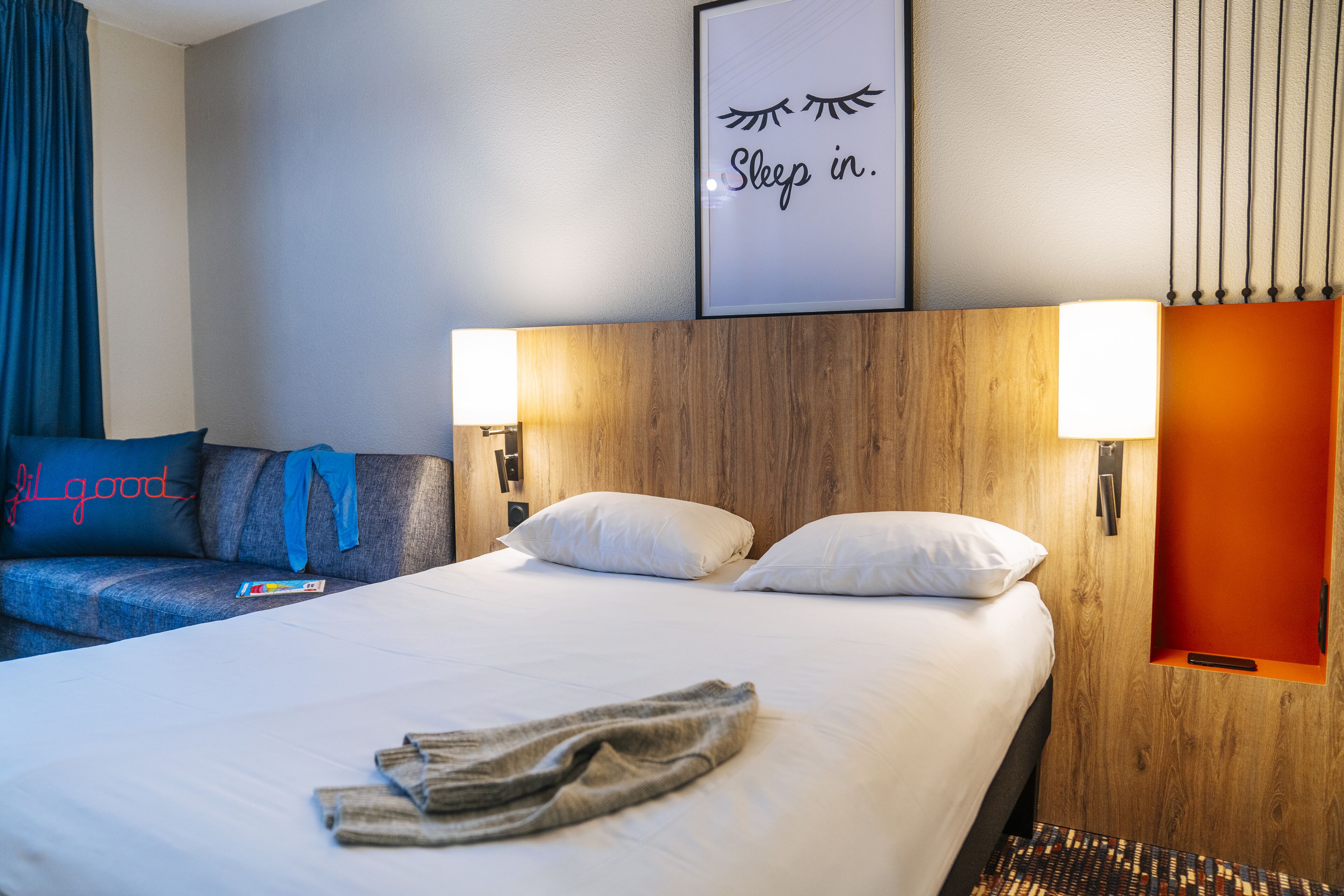 standard room, 1 double bed with sofa bed | premium bedding, pillow-top beds, blackout curtains, iron/ironing board