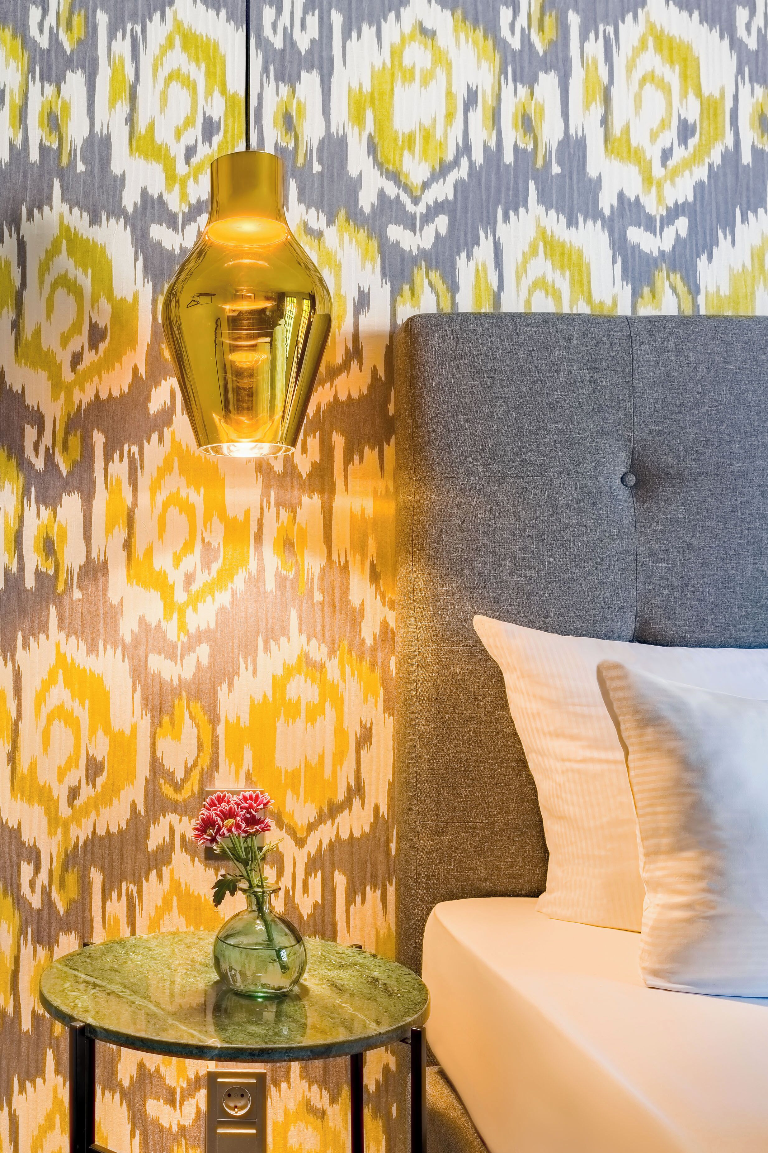 1 bedroom, hypo-allergenic bedding, individually decorated, desk