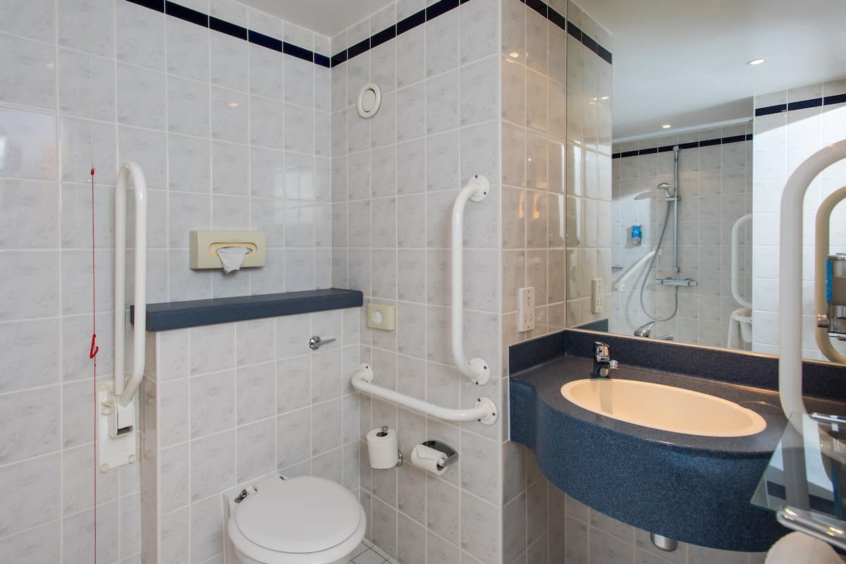 standard room, 1 double bed, accessible (with free hot breakfast) | bathroom | shower, eco-friendly toiletries, hair dryer, towels