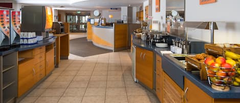 Daily buffet breakfast for a fee