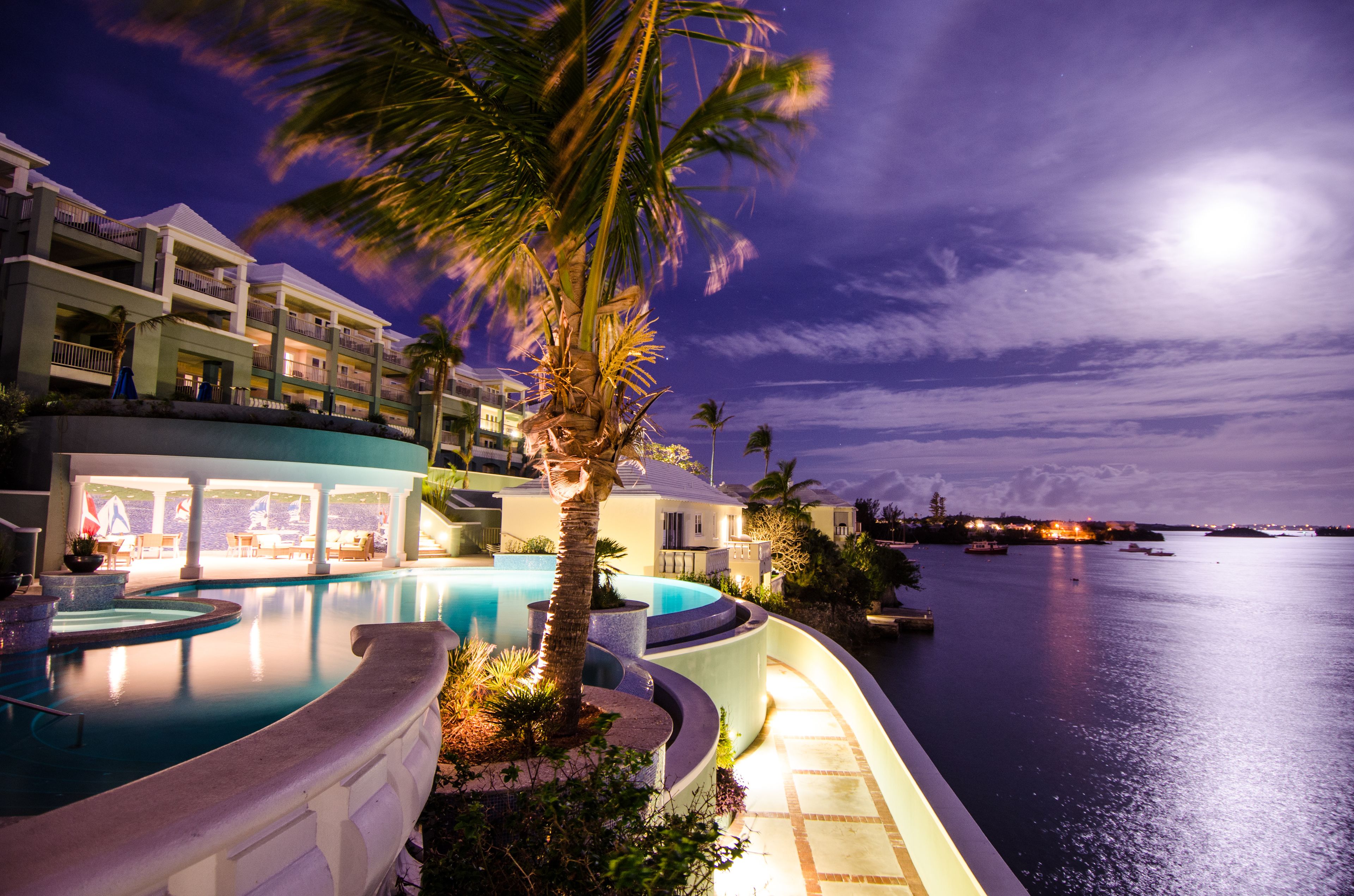 front of property – evening/night