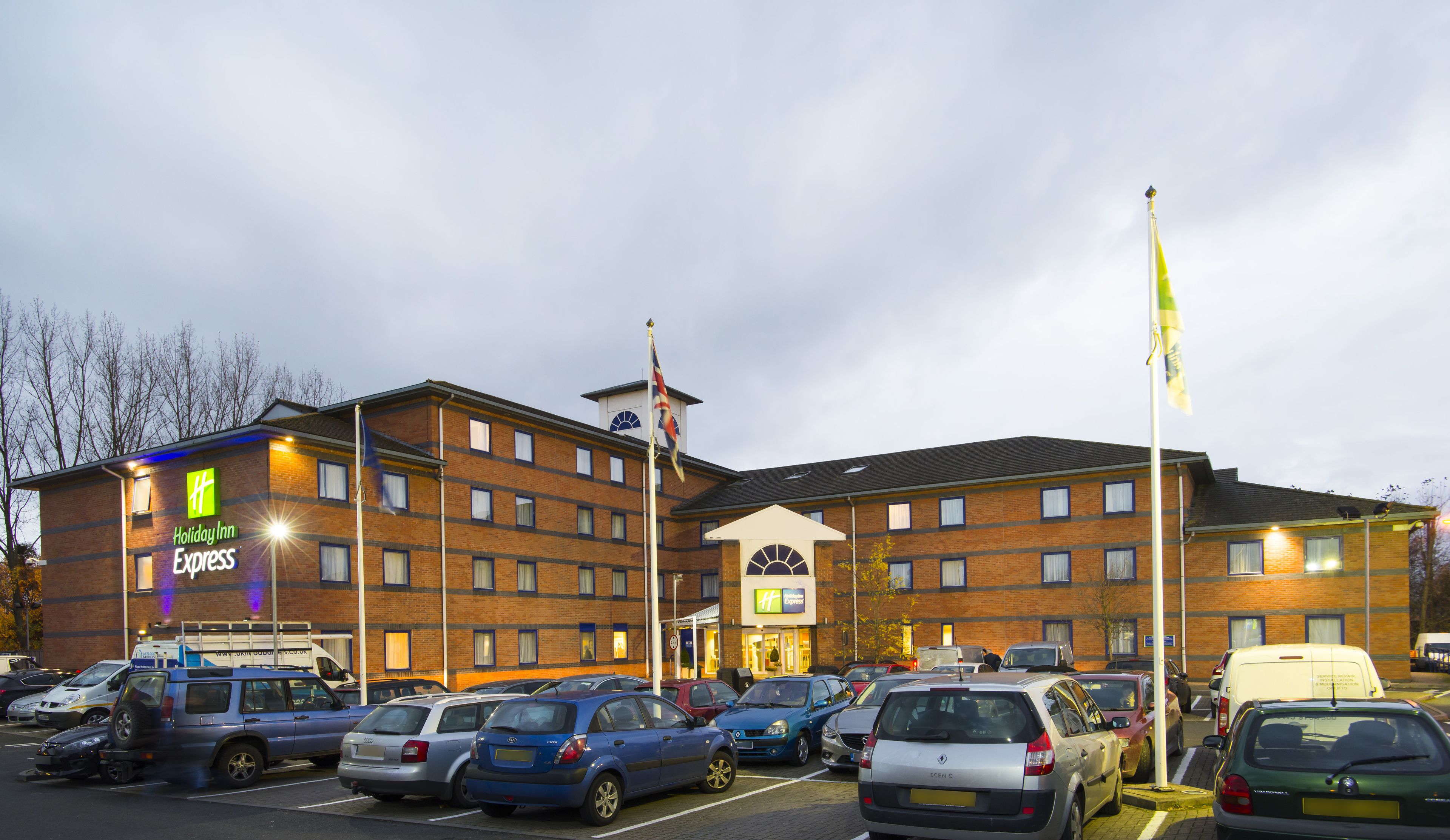 front of property – evening/night