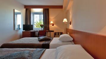 Standard Double or Twin Room | Hypo-allergenic bedding, minibar, desk, blackout drapes