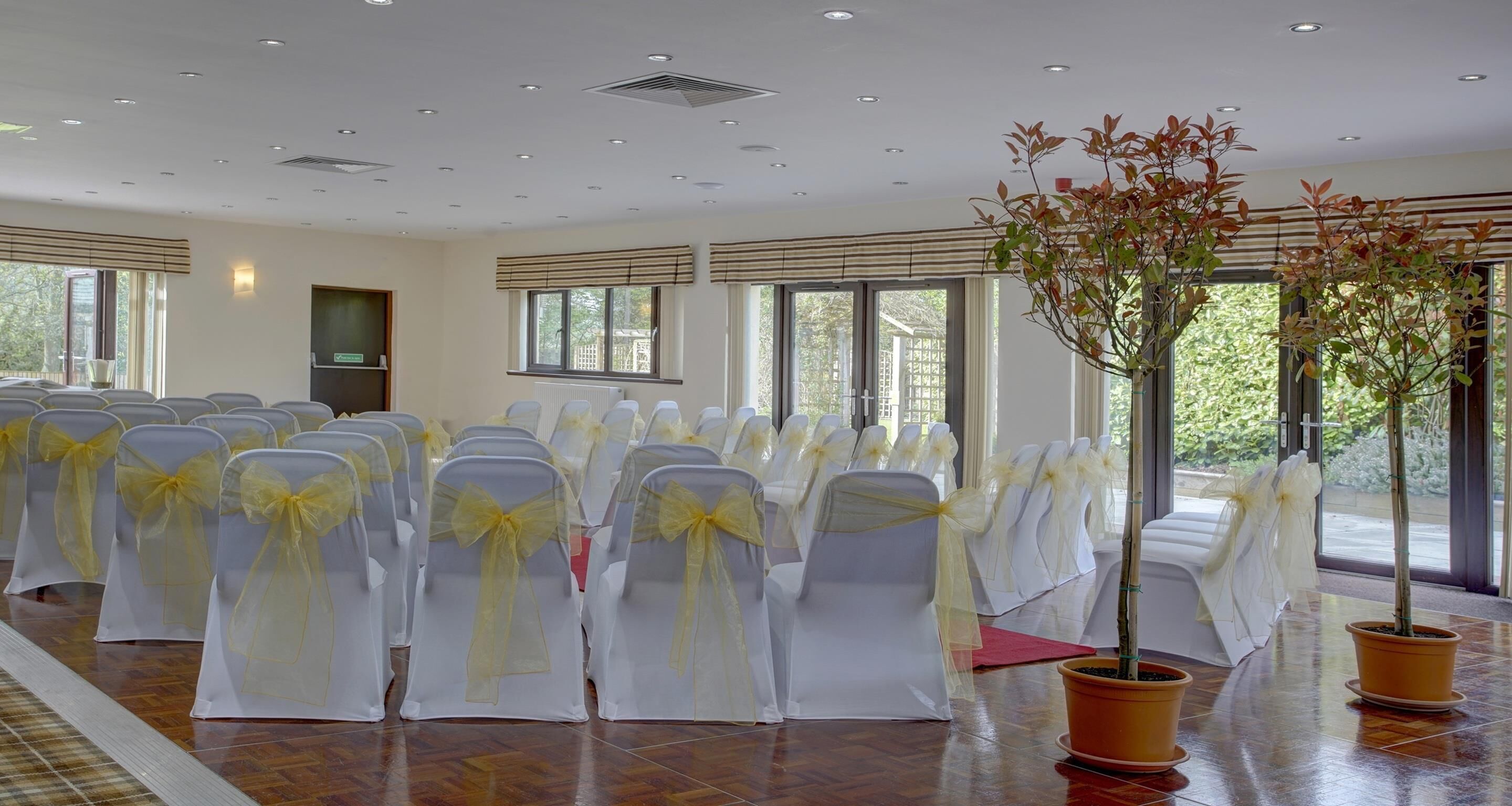 indoor wedding