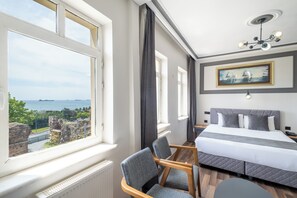 Sábanas de algodón egipcio, ropa de cama de alta calidad y minibar 