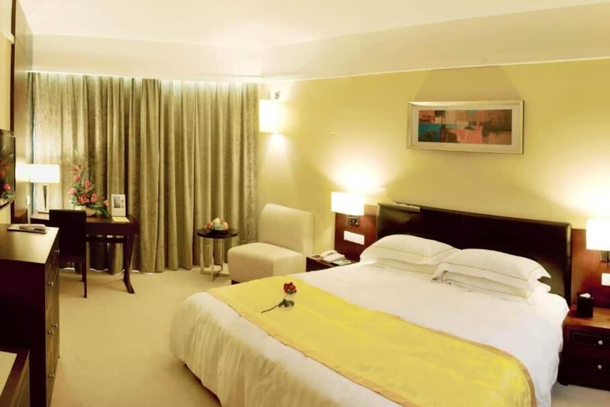 Deluxe Double Room | Down duvets, in-room safe, desk, blackout curtains
