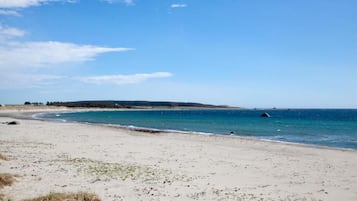 Vlak bij het strand