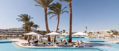 Indoor pool, outdoor pool