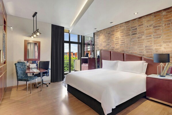 Rom – deluxe, 1 kingsize-seng | 1 soverom, sengetøy i egyptisk bomull og sengetøy av topp kvalitet