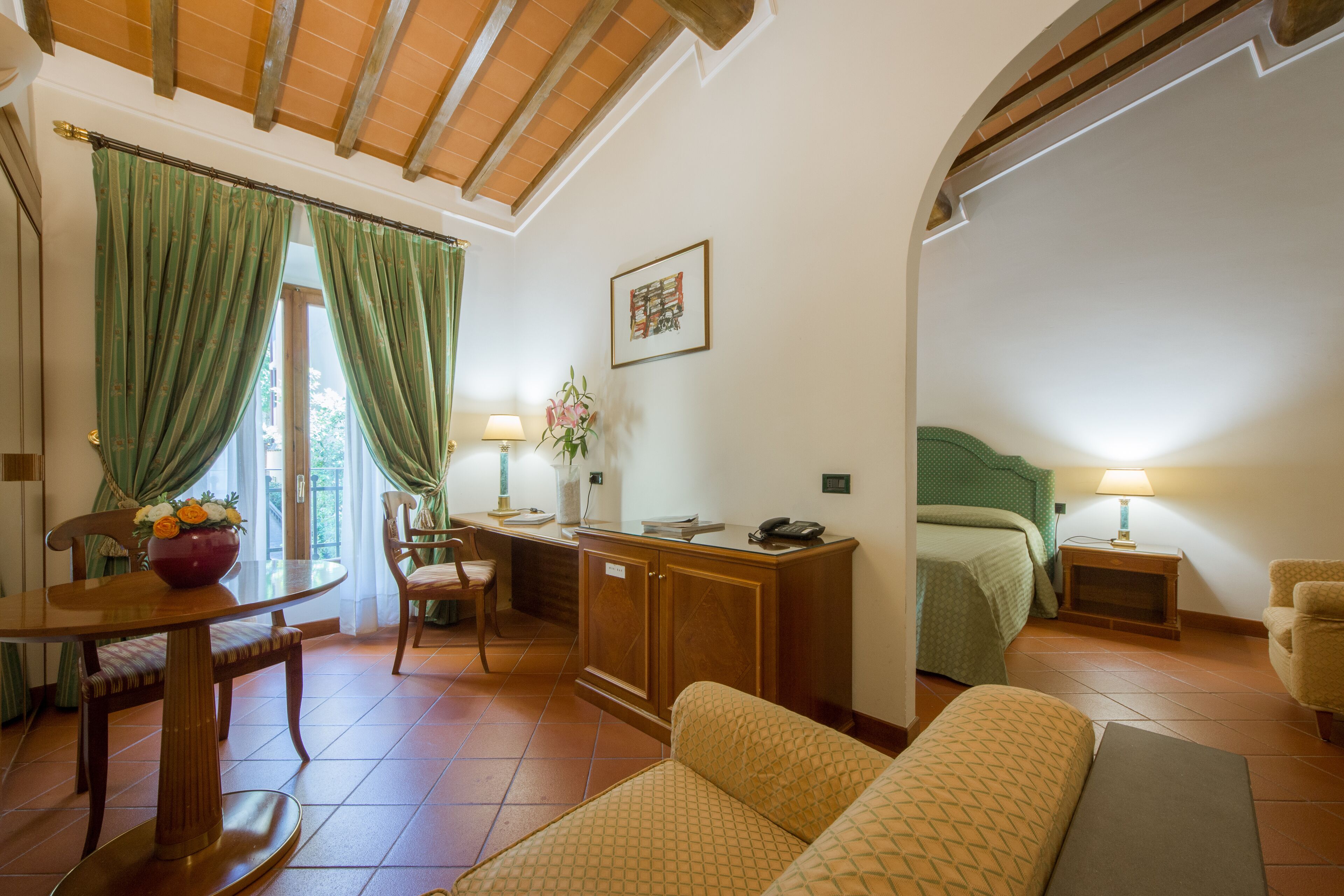 26-inch flat-screen tv with satellite channels, tv