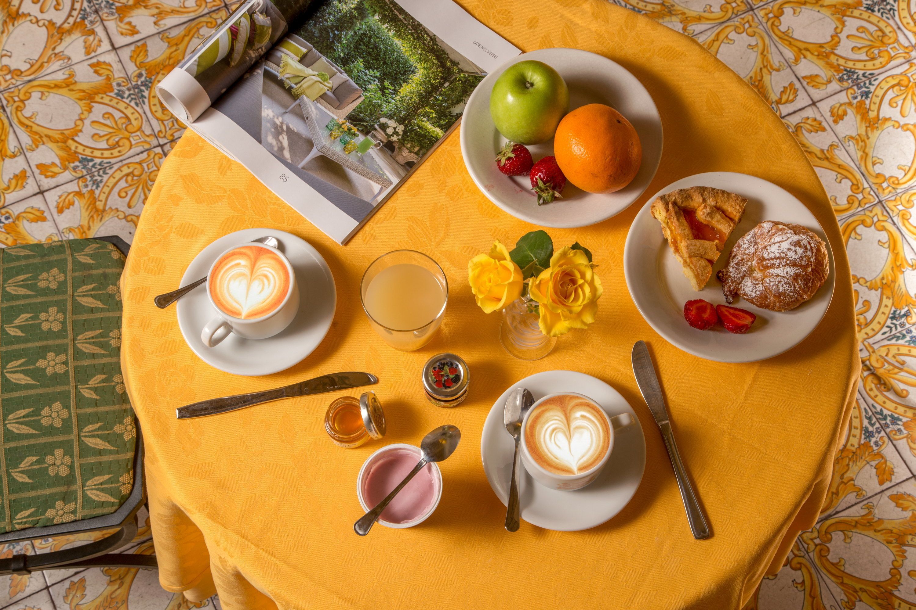 Kontinental morgenmad hver dag mod et gebyr