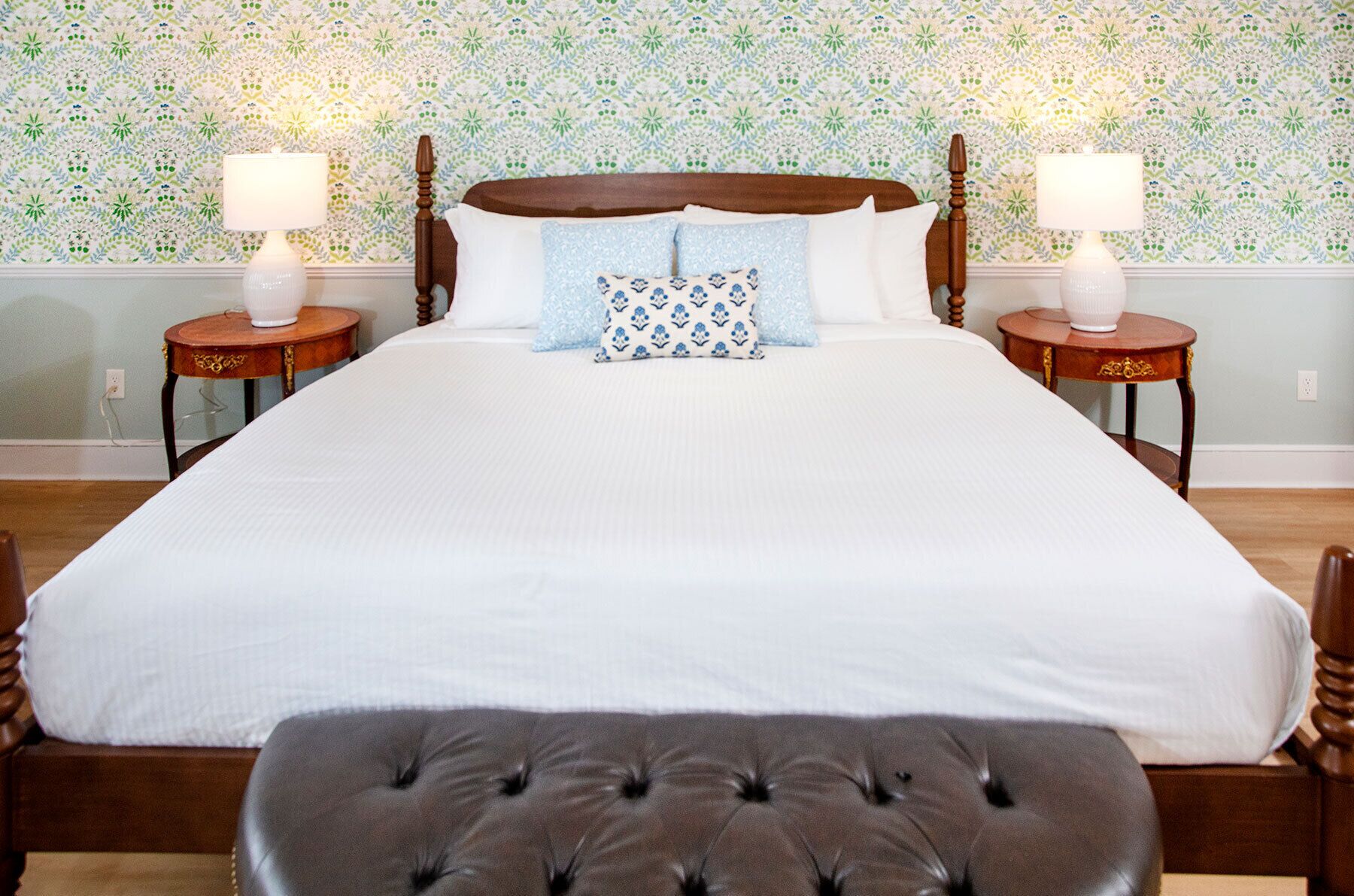 Hypo-allergenic bedding, pillowtop beds, individually furnished