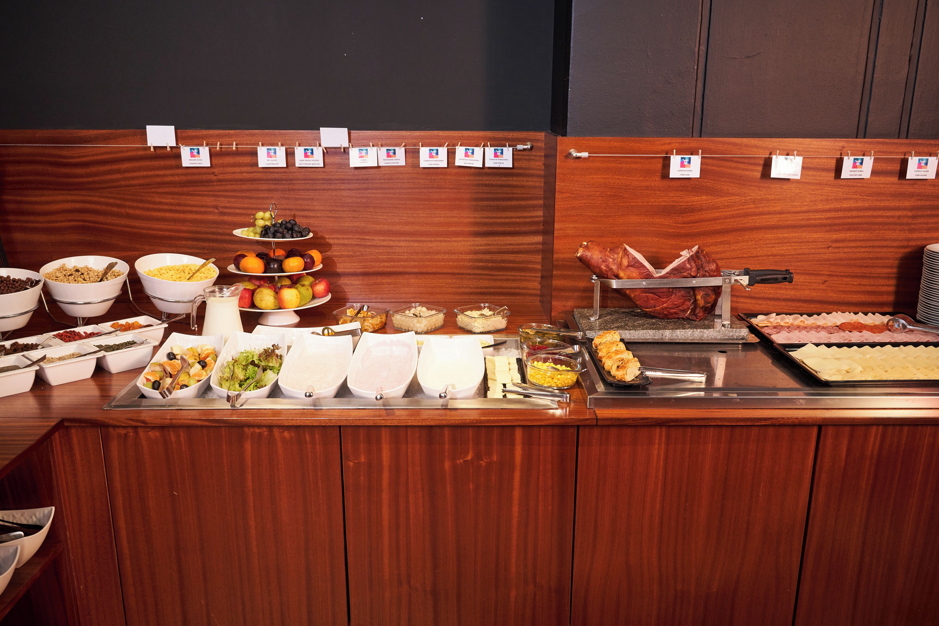 daily buffet breakfast (eur 19 per person)