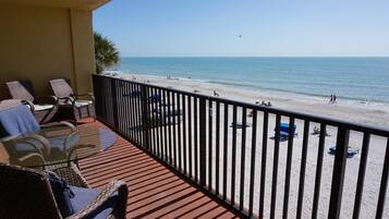 Condo, 3 Bedrooms, Kitchen, Beach View | Terrace/patio