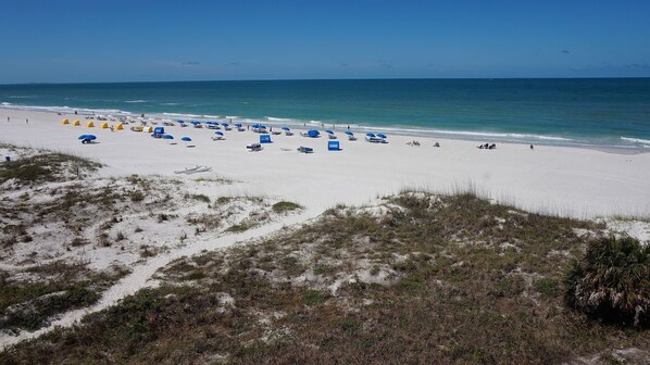 Plage, sable blanc