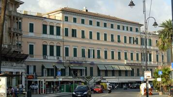 Majoituspaikan julkisivu