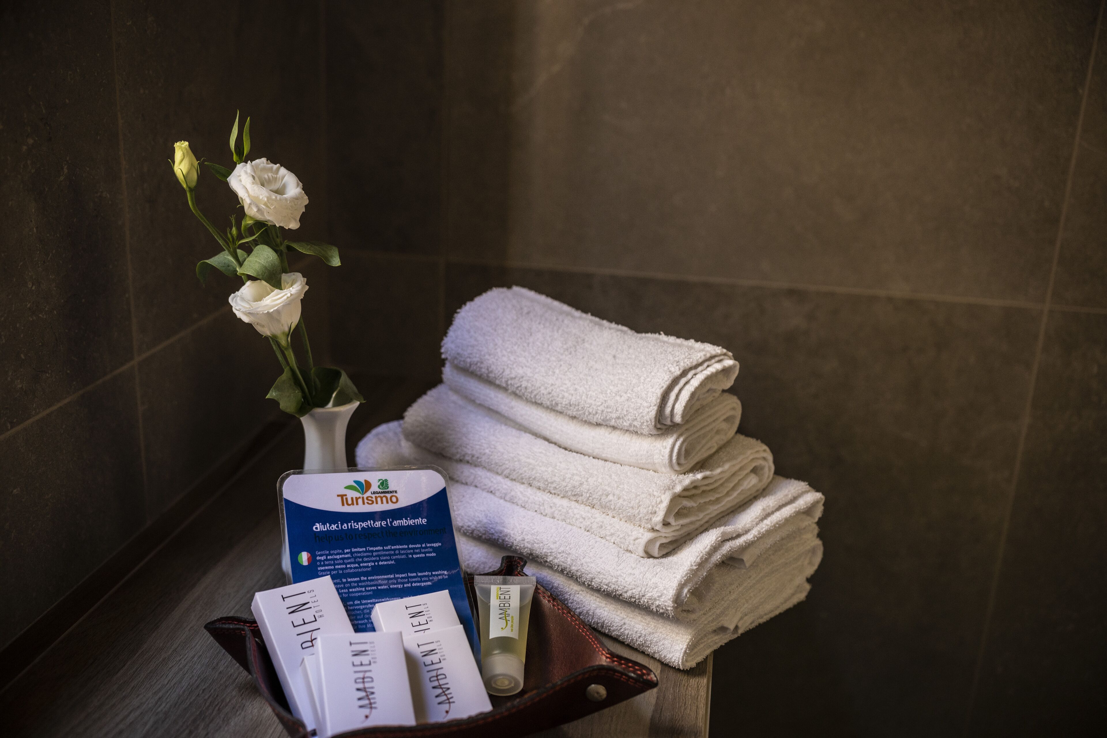 combined shower/bathtub, eco-friendly toiletries, hair dryer, towels