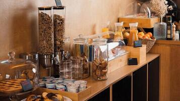 Daily buffet breakfast (EUR 15 per person)