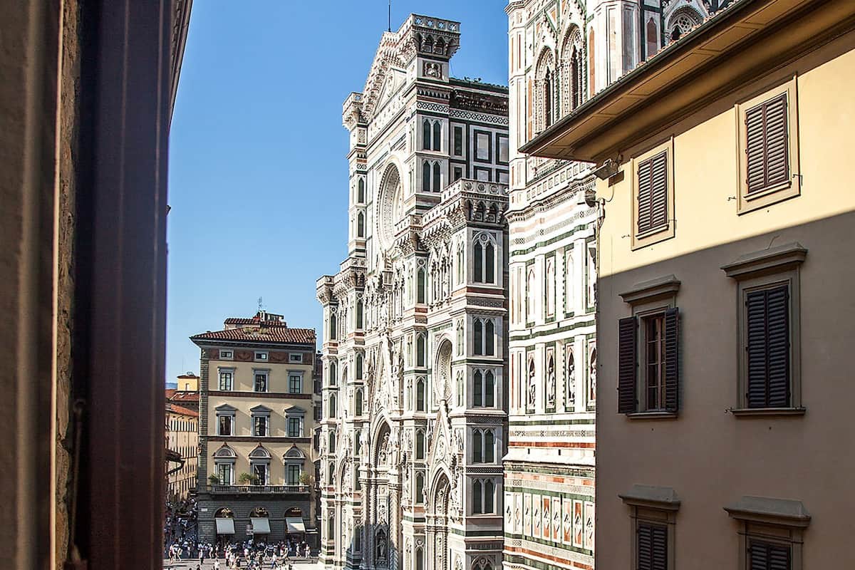 Double Room (Duomo lateral view) | View from room