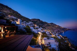 Breakfast, lunch, dinner served; Mediterranean cuisine, ocean views