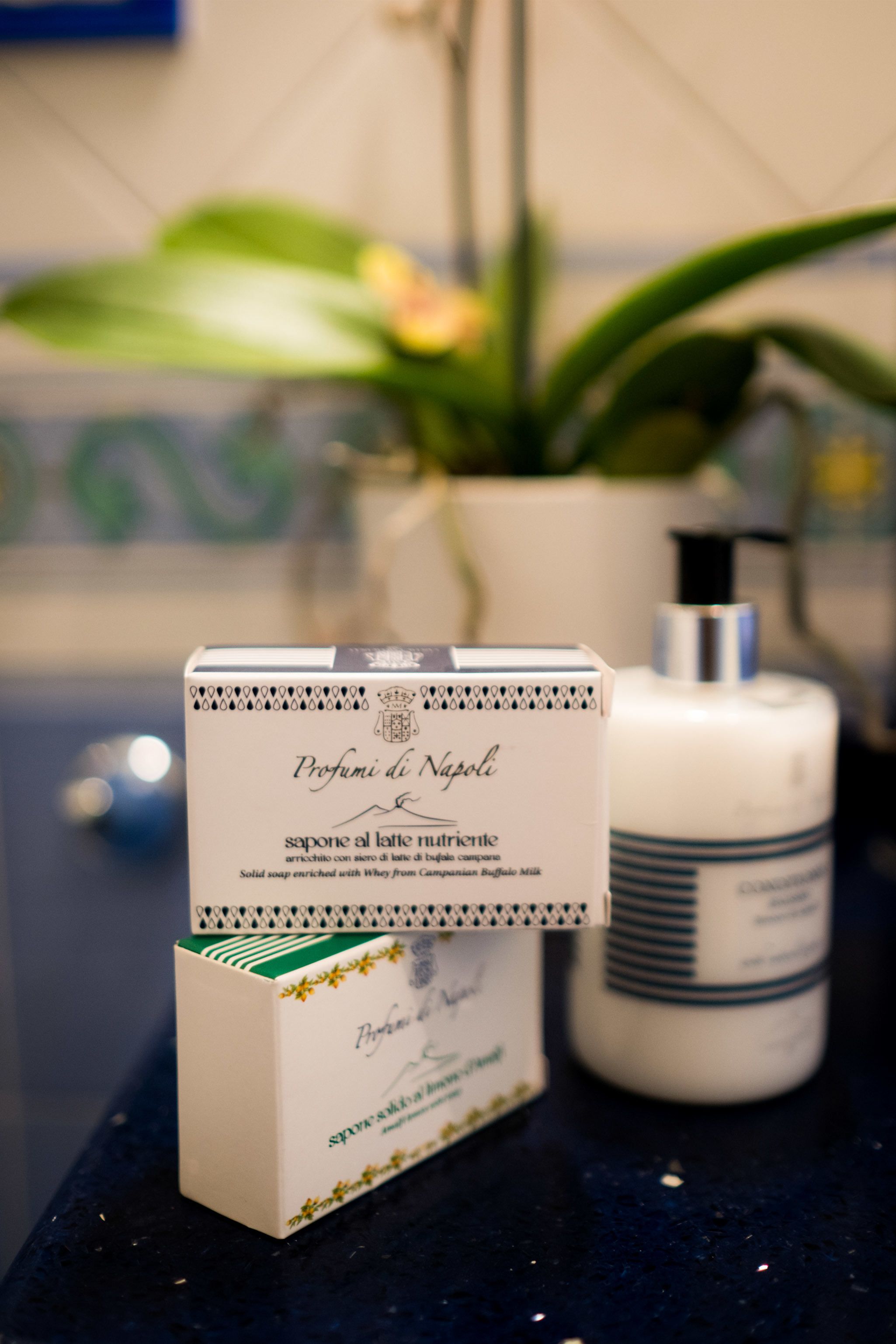 rainfall showerhead, eco-friendly toiletries, hair dryer, bathrobes