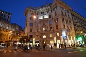 Front of property – evening/night
