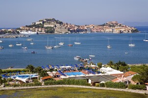 Private beach nearby, sun loungers, beach umbrellas, beach towels