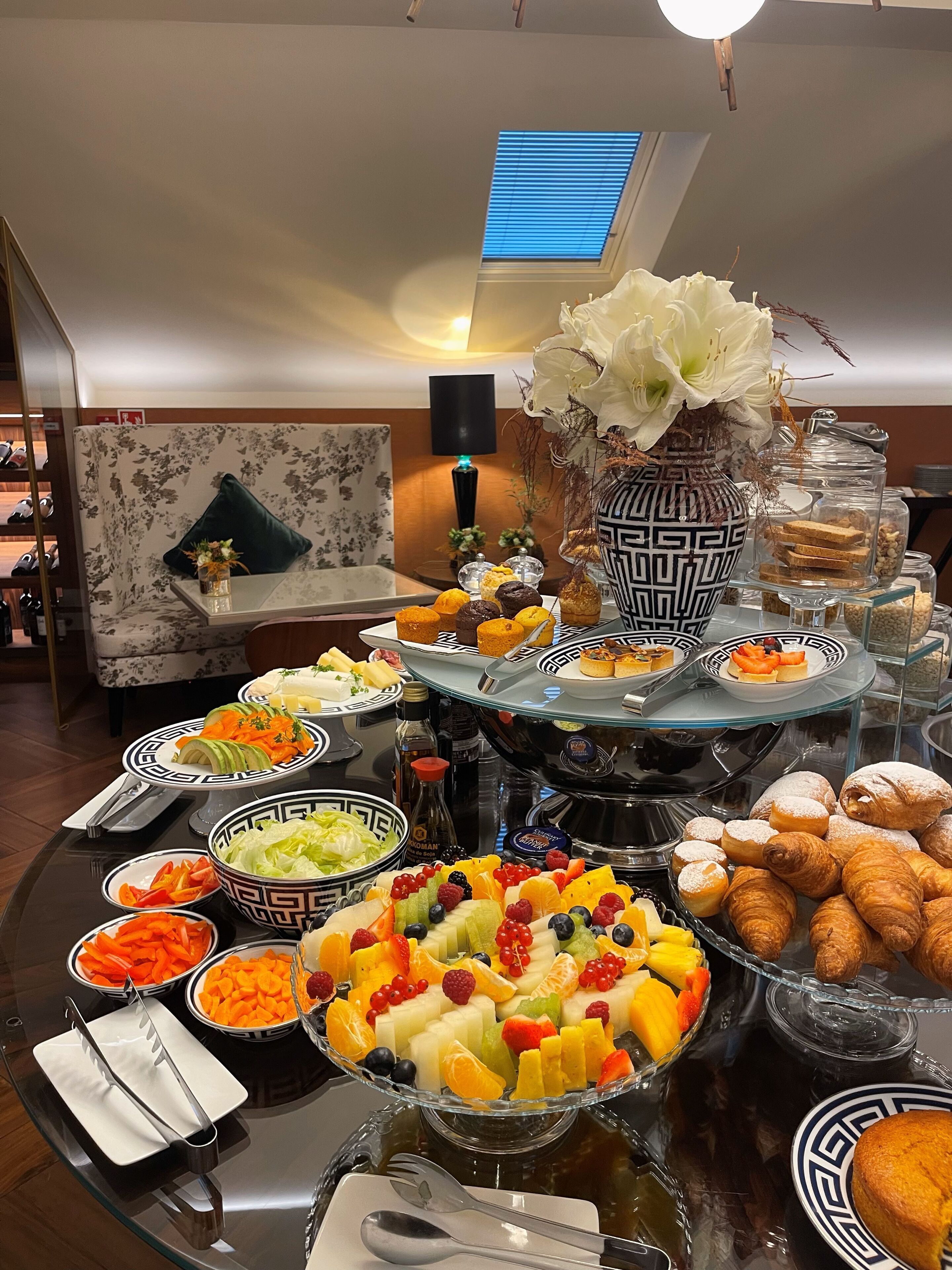 Petit déjeuner continental compris tous les jours