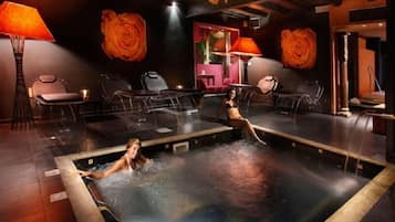 Couples treatment rooms, Turkish bath, body treatments, body scrubs