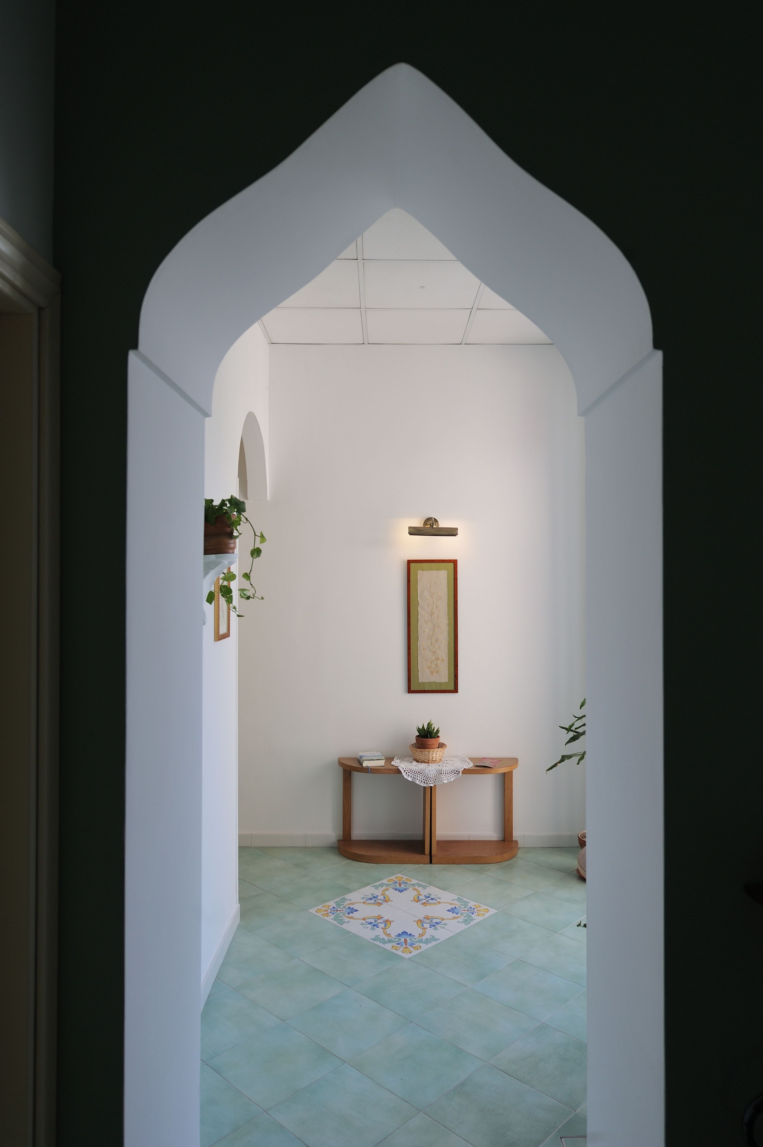 double room, courtyard view | view from room