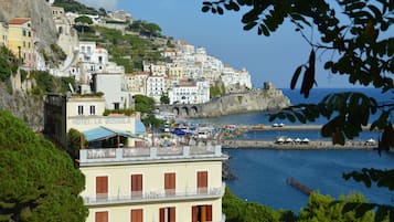 Vue sur la plage/lâocĂ©an