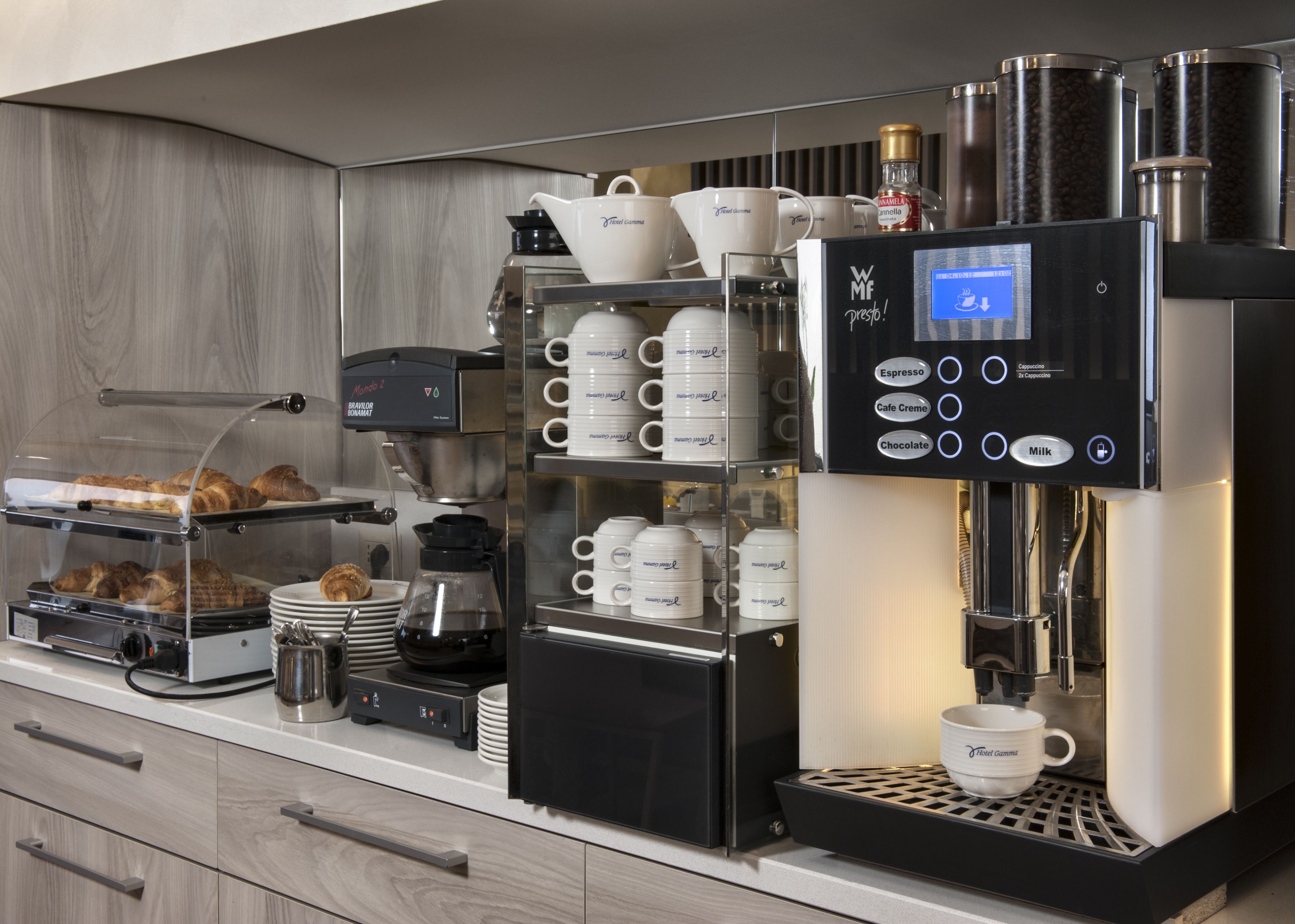 daily buffet breakfast (eur 14 per person)