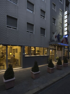 Front of property - evening/night