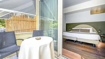 Habitación Premium, balcón | 1 dormitorio, sábanas italianas Frette, ropa de cama de alta calidad