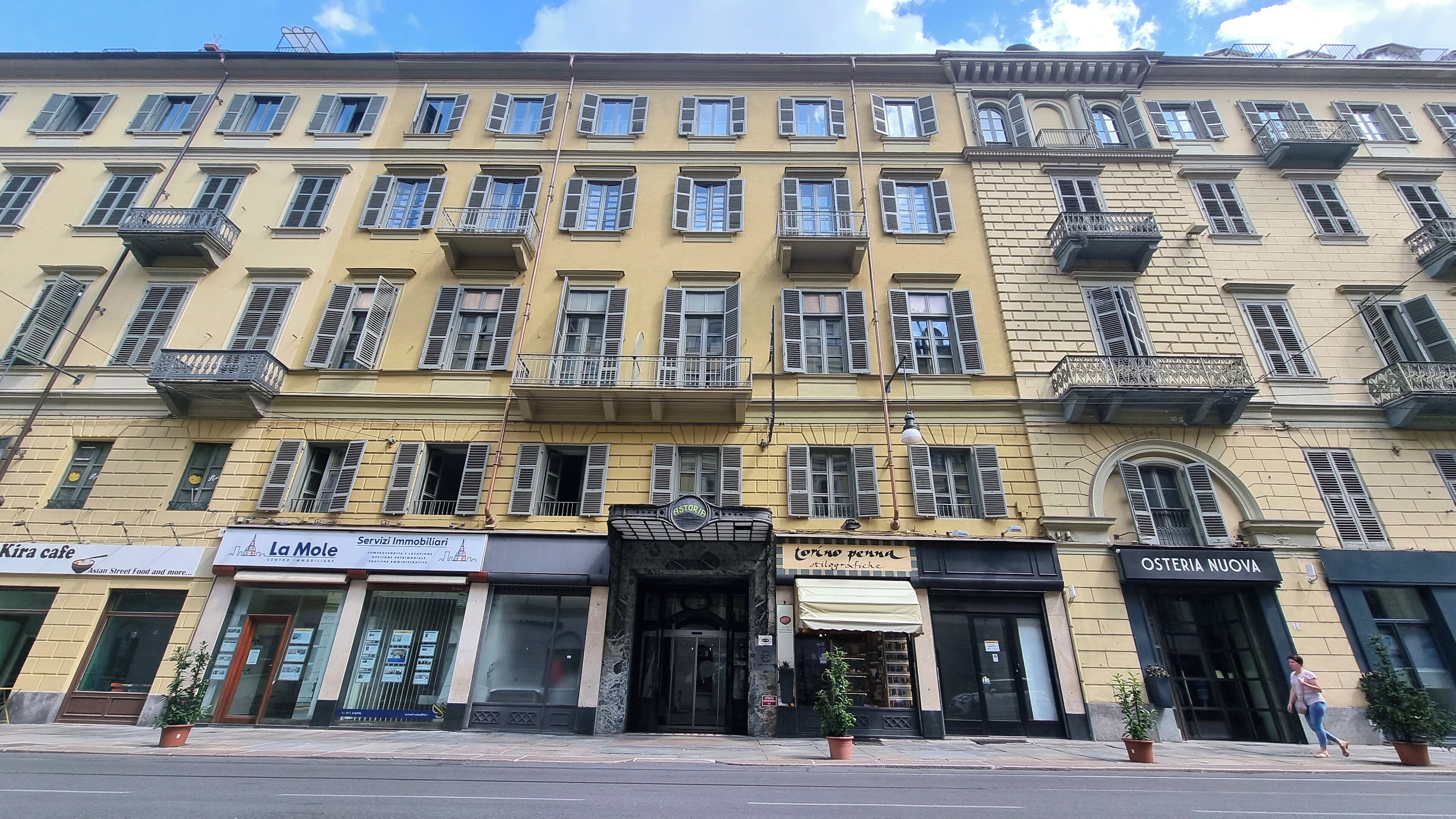 Fassade der Unterkunft