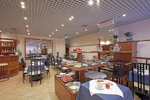 Daily buffet breakfast (EUR 7 per person)