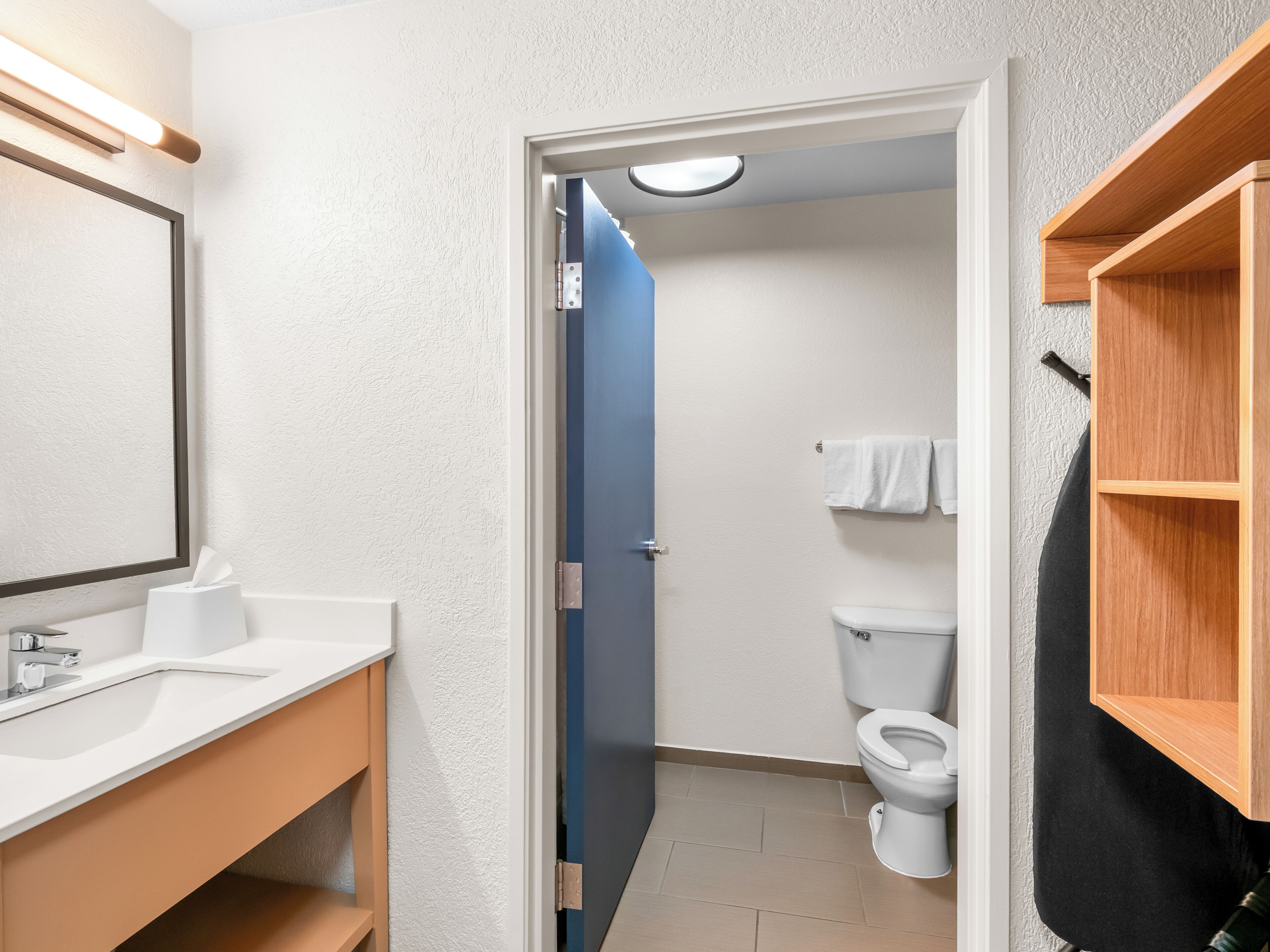 Free toiletries, hair dryer, towels, soap