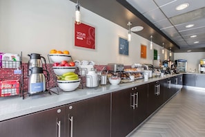Free daily on-the-go breakfast