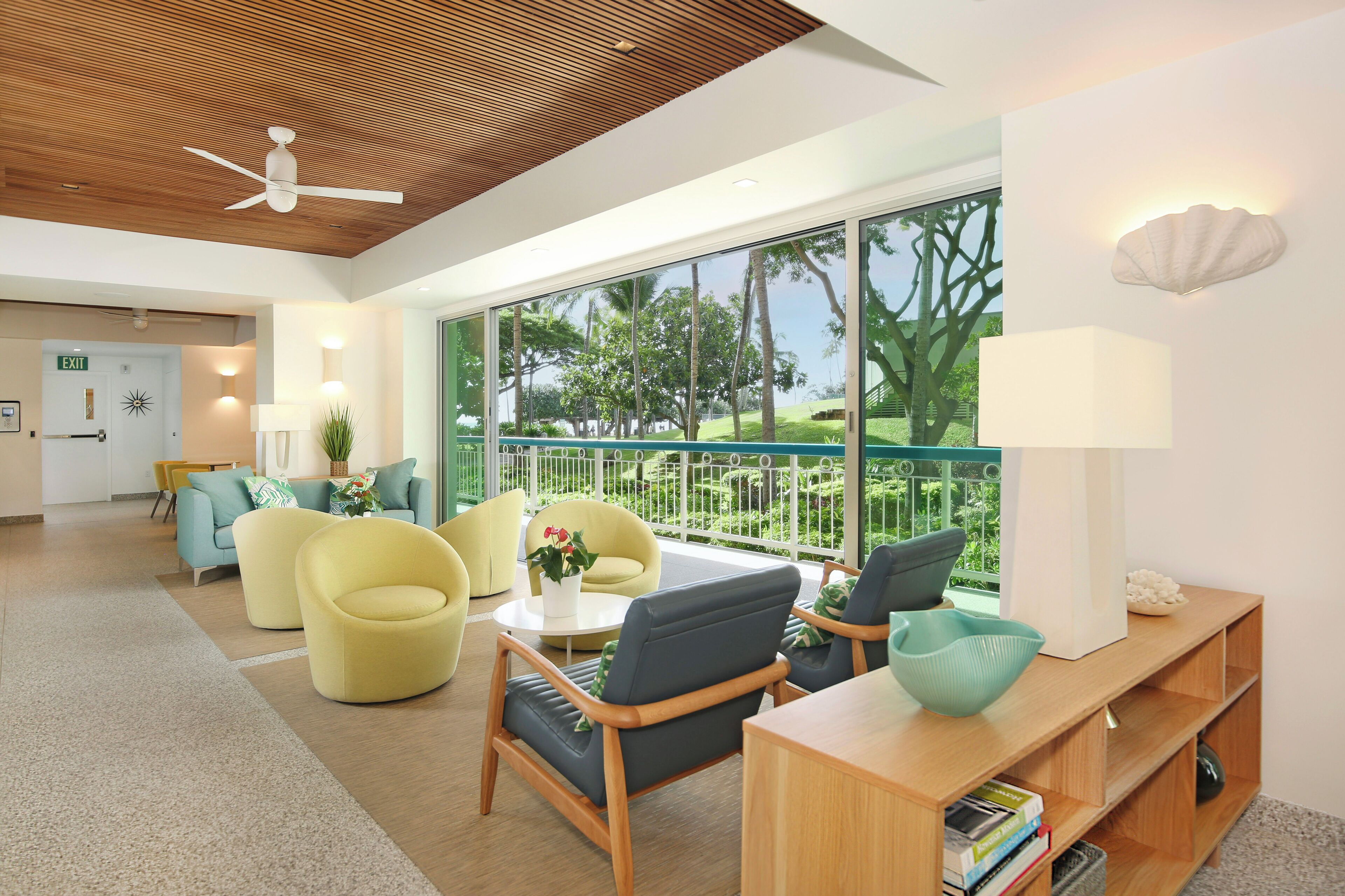 Lobby sitting area