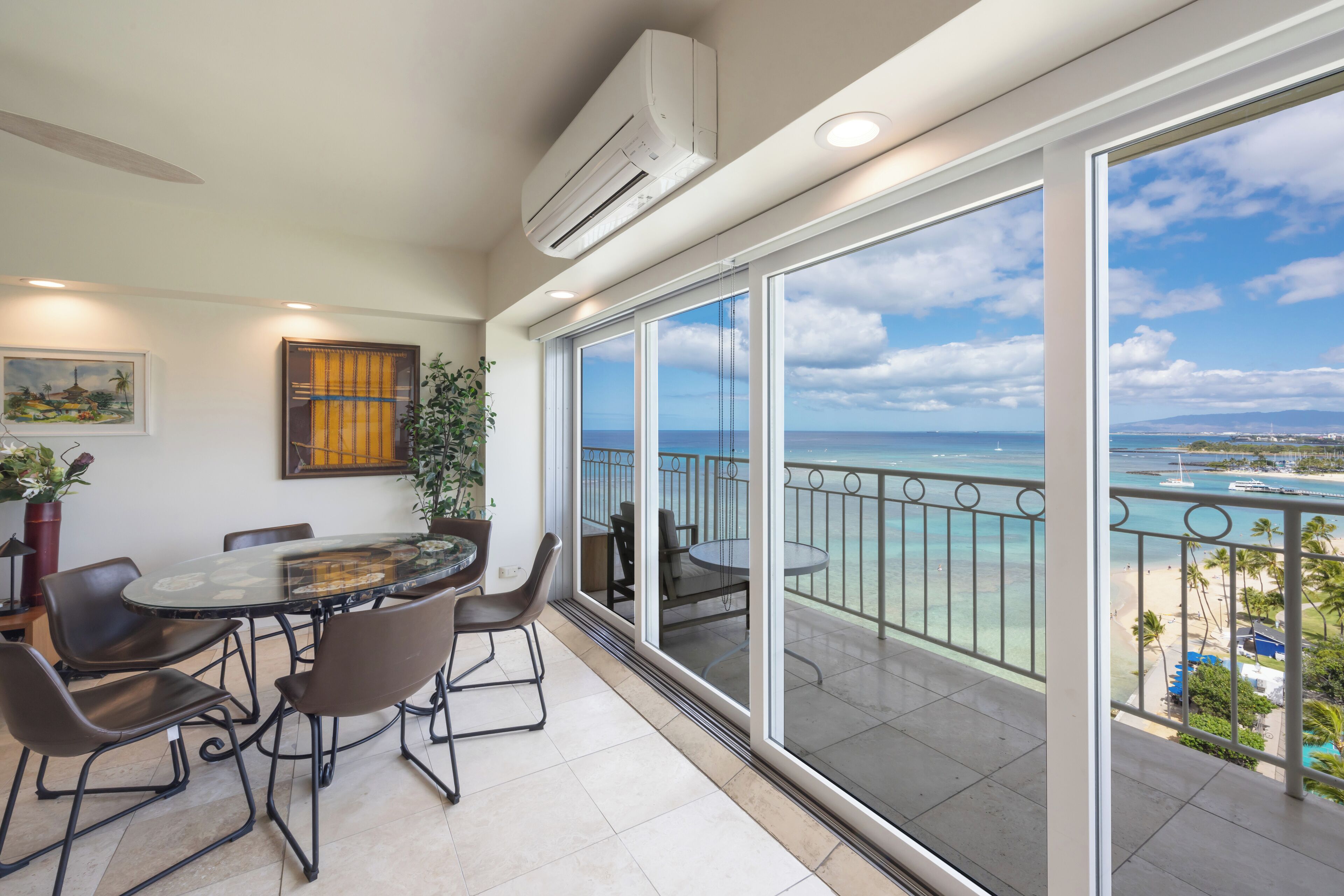 Condo, 2 habitaciones, 2 baños, vista al océano (Unit 902) | Terraza o patio