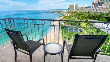 Apartment, 2Â Schlafzimmer, 2 BĂ€der, Meerseite (Unit 1000, Bonus Bedroom ) | Blick vom Balkon