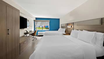 Standard Room, 2 Queen Beds | 1 bedroom, in-room safe, desk, iron/ironing board