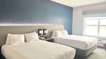 Room, 2 Queen Beds, Accessible, Non Smoking | Desk, laptop workspace, iron/ironing board, free WiFi