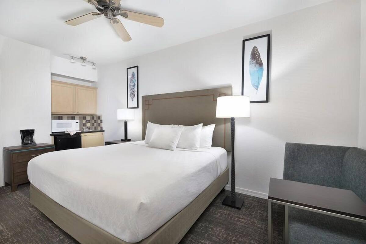 Pillow-top beds, iron/ironing board, WiFi, bed sheets