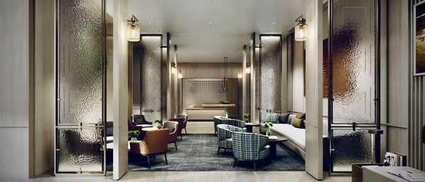 Lobby sitting area