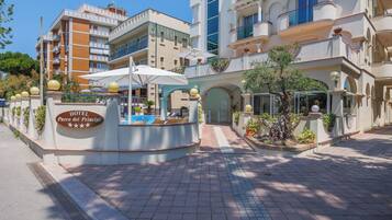 Entrada de la propiedad