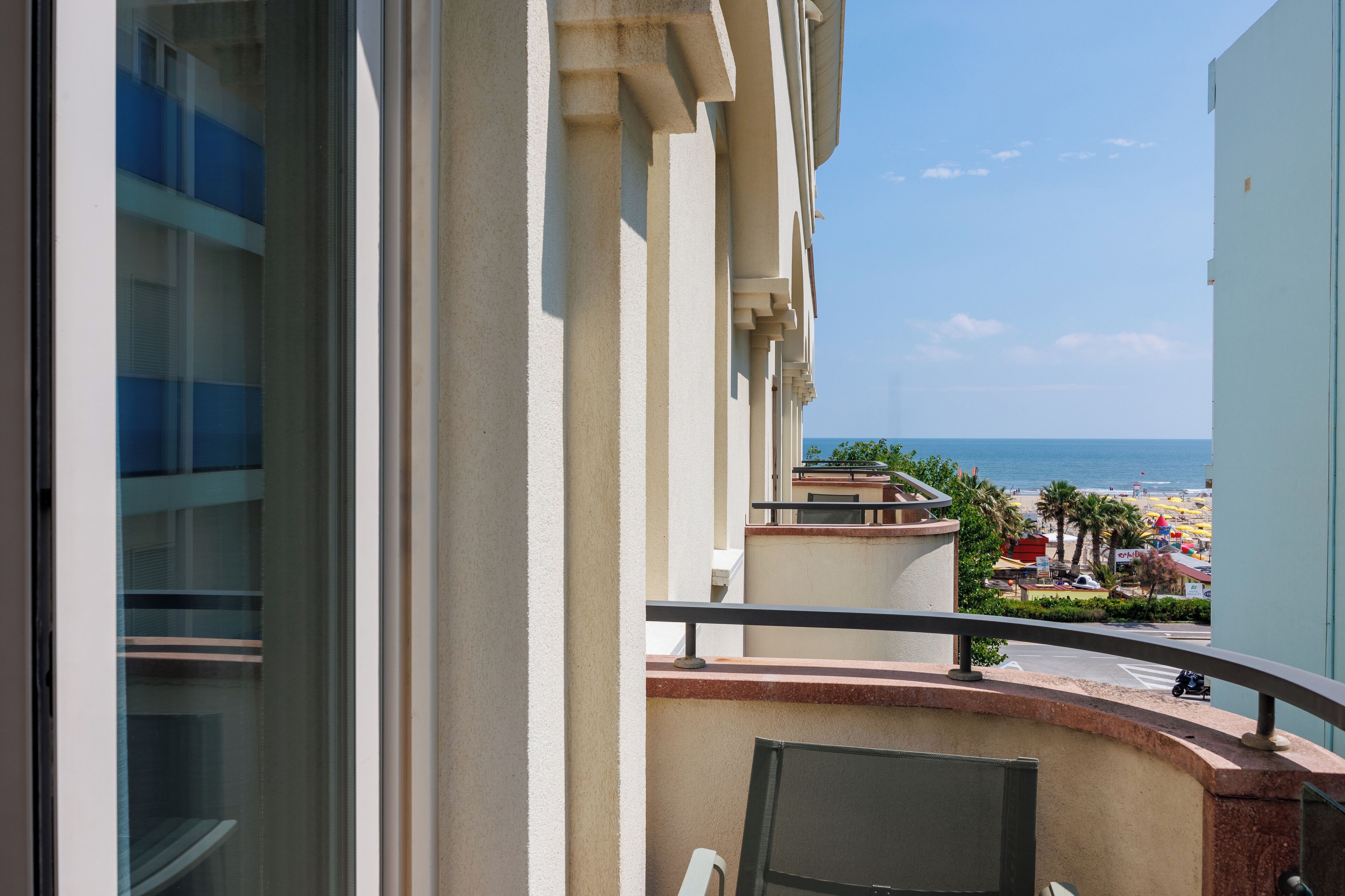 Deluxe Double or Twin Room, Balcony, Partial Sea View | View from room